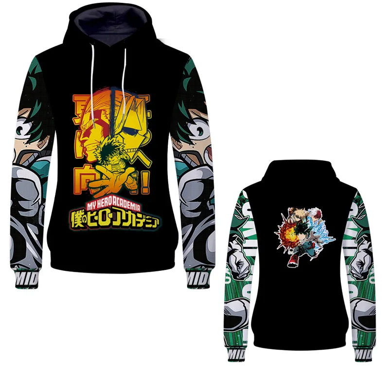 My Hero Academy Role Fashion Аниме толстовки Повседневная Толстовка с длинным рукавом теплые толстовки зимние унисекс новые подарки
