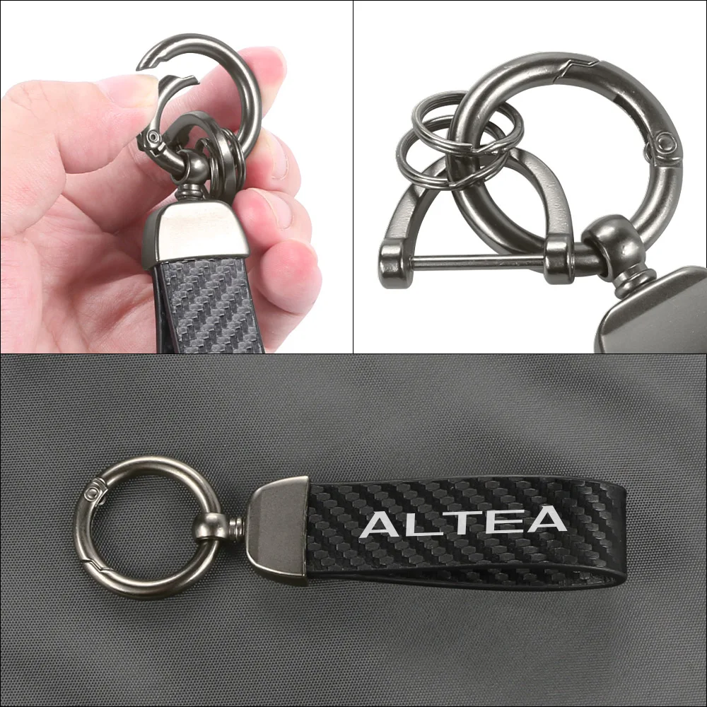 Car PU Leather Keychain for Seat Leon Ibiza Ateca Arona Cordoba Toledo Altea Alhambra Arosa Exeo Mii Tarraco