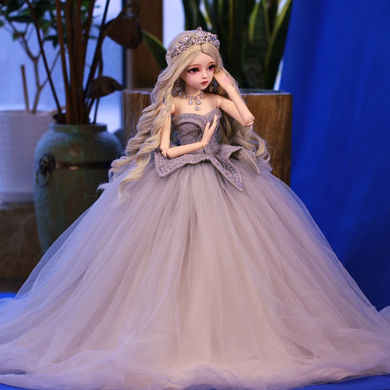 BJD куклы 1/3 женский шар шарнирное Кукольное свадебное платье 60 см bjd кукла полный