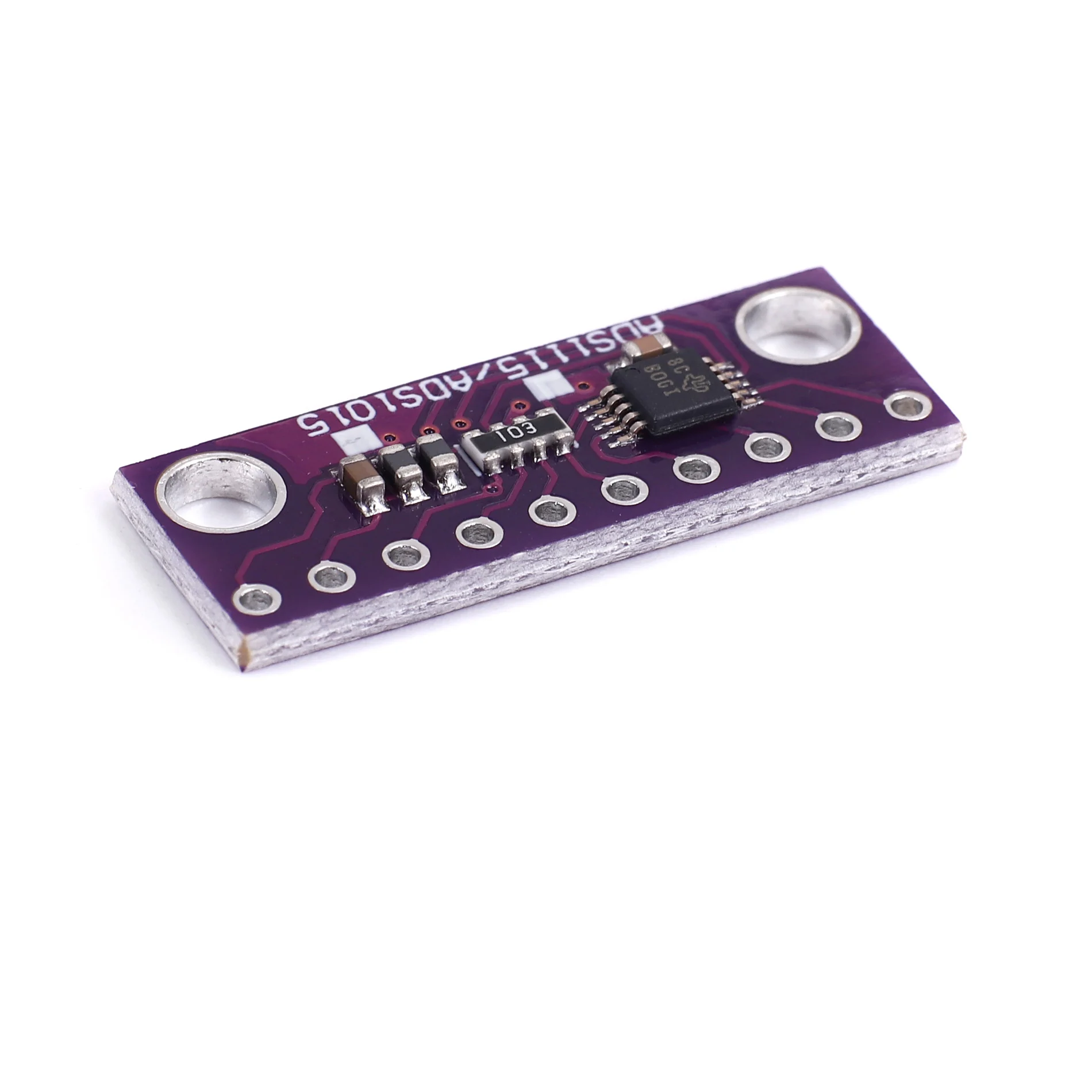 ADC Module I2C ADS1115 16 Bit ADC 4 channel Module with Programmable Gain Amplifier RPi Blue / Purple Board