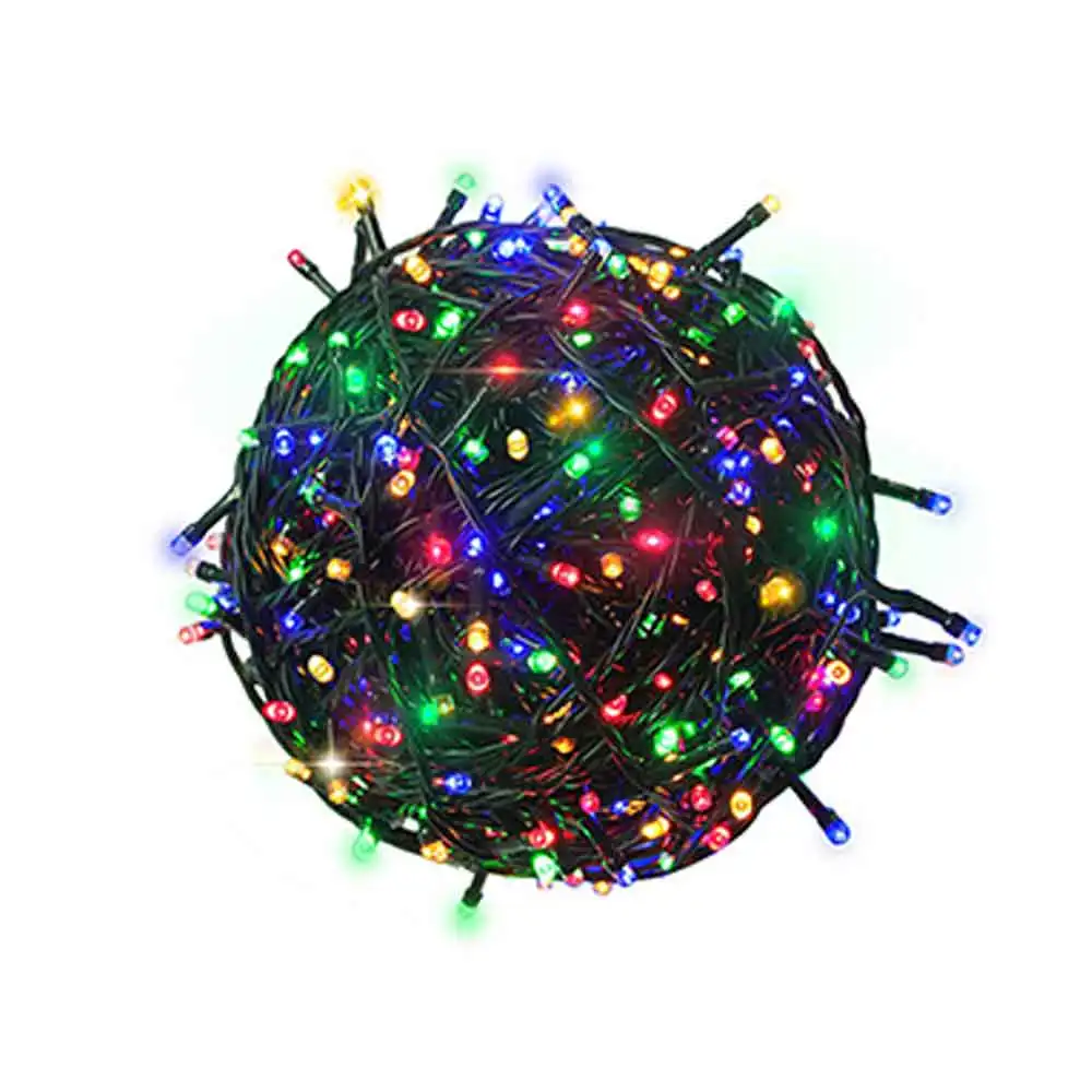 200 светодиодов, сказочные гирлянды, наружные гирлянды для рождественской елки, 29 в, вечерние, свадебные, рождественские, наружные украшения - Испускаемый цвет: multi-colored