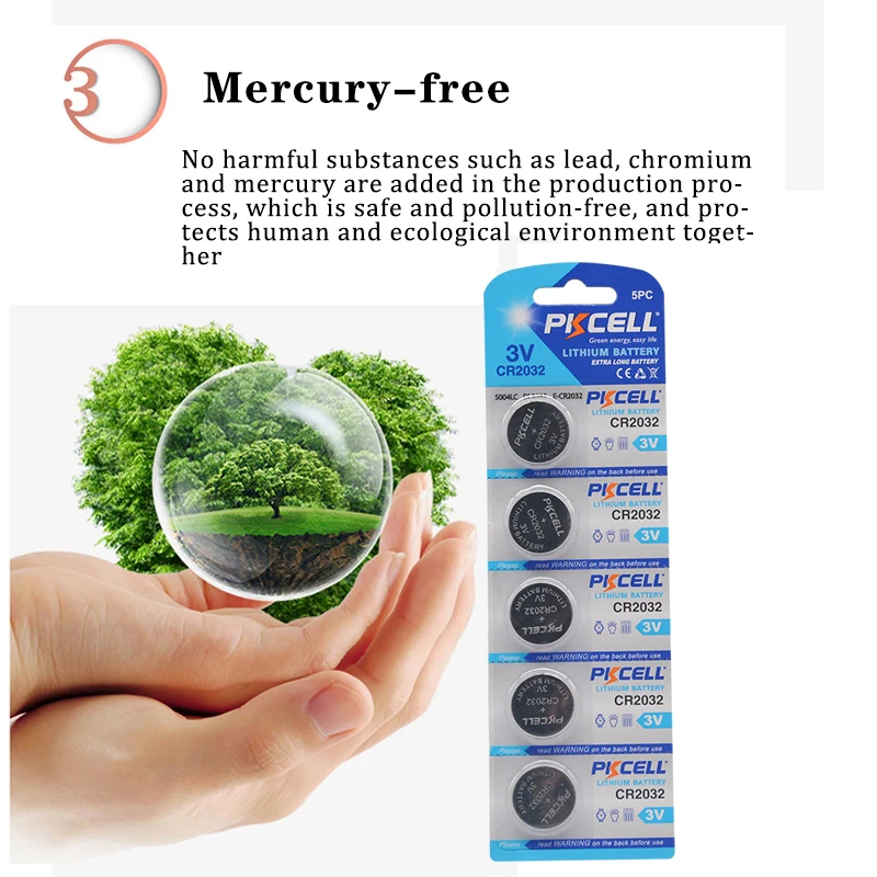 20 шт./4 упаковки Литиевые кнопочные батарейки 3 в BR2032 DL2032 ECR2032 CR 2032|battery clip|batteries