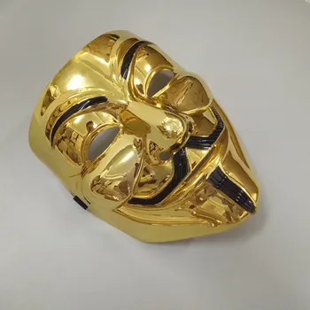 

Party Cos Masks V for Vendetta Adult Mask Anonymous Guy Fawkes Halloween Masks Adult Accessory Party Cosplay