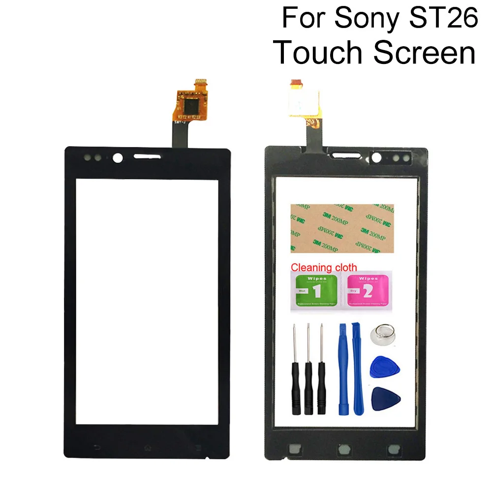 gevolgtrekking partij Pence Touch Screen Digitizer Voor Sony Xperia J ST26i ST26 Touch Panel Voor Glas  Vervanging Gereedschap Lijm - AliExpress