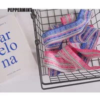 Buy 1yard 7mm Pink Embroidery Tassel Ethnic Fringe Lace Trim Trimming Ribbon Sewing Latin Dress Stage Garment Curtain Decorative Online - Image 6