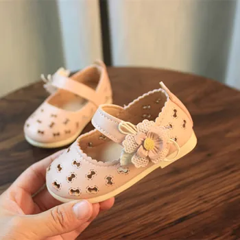 

Baby toddler shoes spring/summer kids sandals leather shoes hollow breathable sandals baby girl princess shoes flower fashion