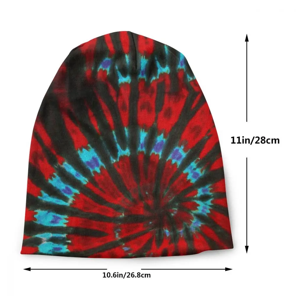 Nebula Tie Dye спиральная унисекс взрослая Повседневная шапочка зимняя теплая вязаная Лыжная шапка с рукавом Skully Beanies