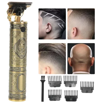 

Professional Hair Clipper Vintage Rechargeable Oil Head Electric Hair Cutter Barber StylingTool Accessories for Men