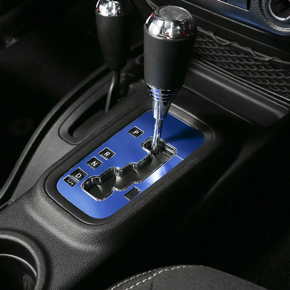 Панель переключения передач декоративная накладка для 11 + Jeep Wrangler JK аксессуары