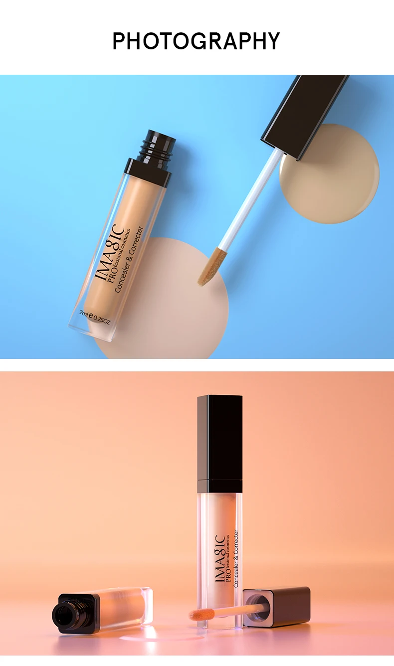 IMAGIC Liquid Cosmetics Concealer Face Concealer Makeup Concealer Base Cream Primer Pores Dark Circles Pore Acne Full Cover