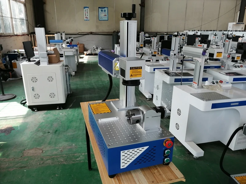 Rayus 30 Вт 20 Вт 150x150 мм вращающаяся ось включает волоконно-лазерную маркировочную машину для металлических материалов чехол для телефона пластик все металлические