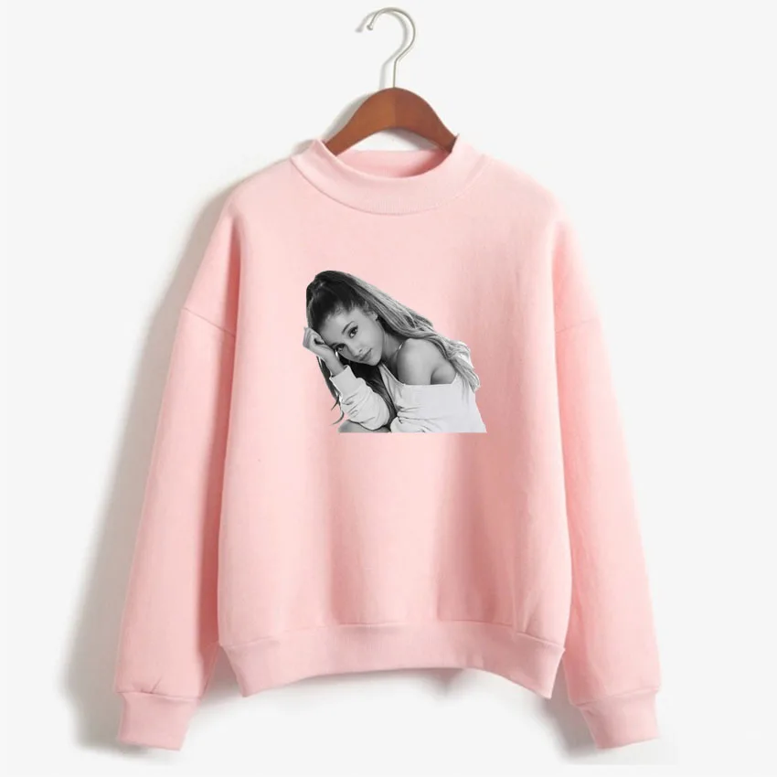  BTFCL New Fashion Women Sweatshirt Ariana Grande Idol No Tears Left To Cry Gothic Harajuku Kpop Hoo