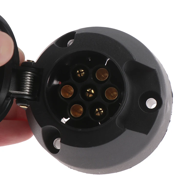 12V фаркоп буксировки гнездо круглый европейский стандарт розетка трейлера