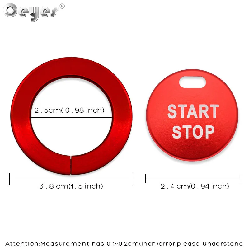 Ceyes автомобильный Стайлинг для Nissan, Qashqai, Juke автомобильный выключатель зажигания стоп стильная кнопка Зажигания для автомобиля кольцо крышки с отверстием случае аксессуары наклейки