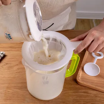 

200 Soymilk filter mesh sieve Milk Bag Squeeze Juice Grid colander Handheld Flour Honey Strainer Filter beekeeper beehive tools