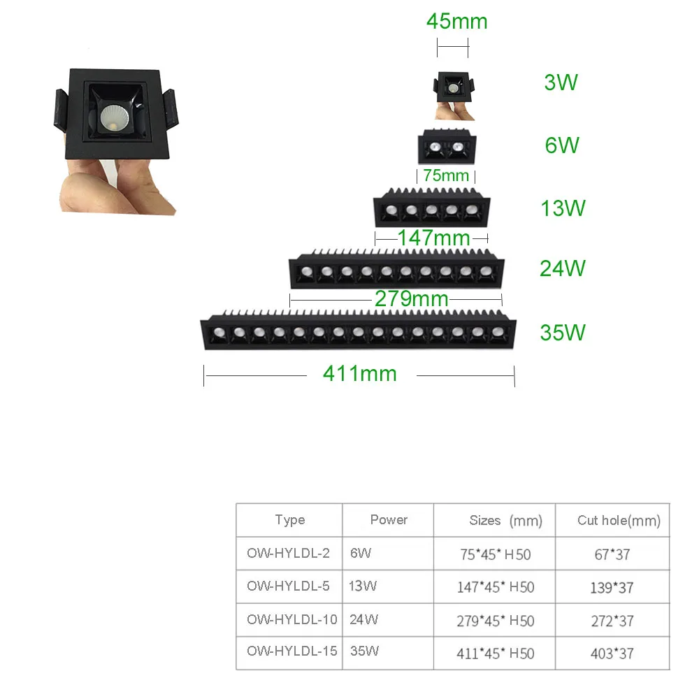 Linear Black 3W-35W desc-1000