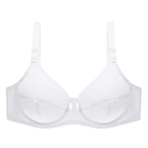 White Beauwear размера плюс 36-52 большая чашка DD DDD E F чашка Бюстгальтер Без подкладки женское нижнее белье с полным покрытием на косточках поддерживающий Bh - Цвет: White