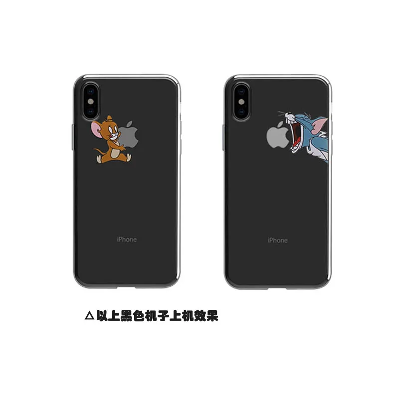 583949909878趣味情侣款xs max苹果xr手机壳iPhone7plus硅胶套6s 8plus潮男女-2