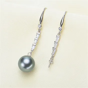 

Delicate Pearl Rings Settings 925 Sterling Silver Rings Mount Women DIY Handmade Craft Rings Jewelry Accessory