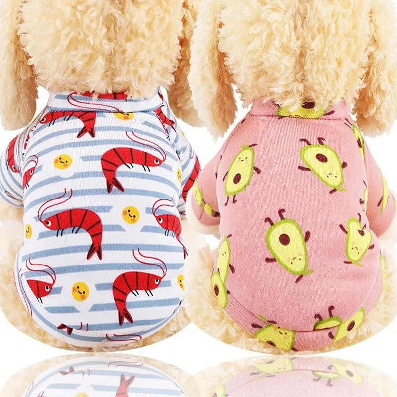 

PUOUPUOU Striped Dog Clothes Cartoon Vest for Small Dogs Coat Dogs Pets Clothing Puppy Dog Costume Clothes XS-XXL Ropa Perro