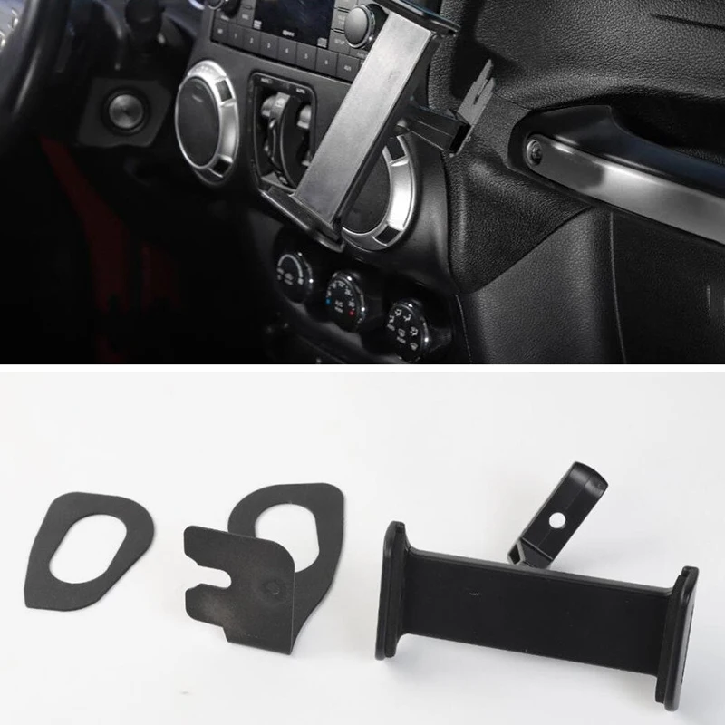 Автомобильный Gps кронштейн для Jeep Wrangler Jk Interphone поддержка держатель телефона Ipad Держатель для Jeep Wrangler Jk 2011- автомобильные аксессуары