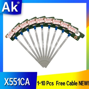 

1-10 Pcs For Asus X551 X551M X551MA X551MAV X551C X551CA F551 F551M Power Button Board With Cable