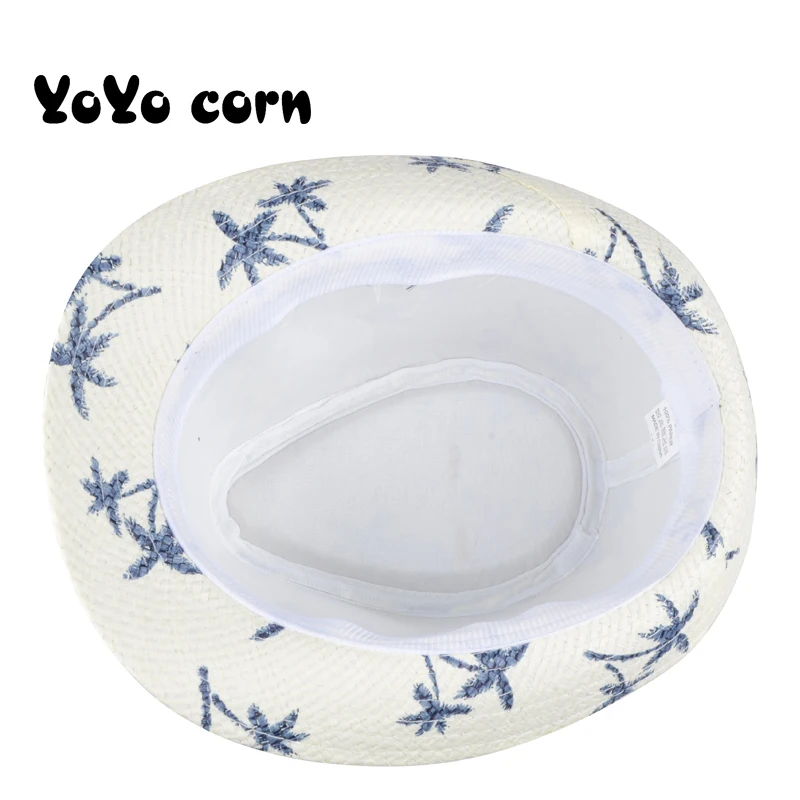 YOYOCORN Kids Straw Sun Hat For Boy Girl Children