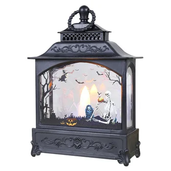 

Halloween Decoration LED Glowing Pumpkin Lamp Candle Light Bar Haunted House Halloween Decorations