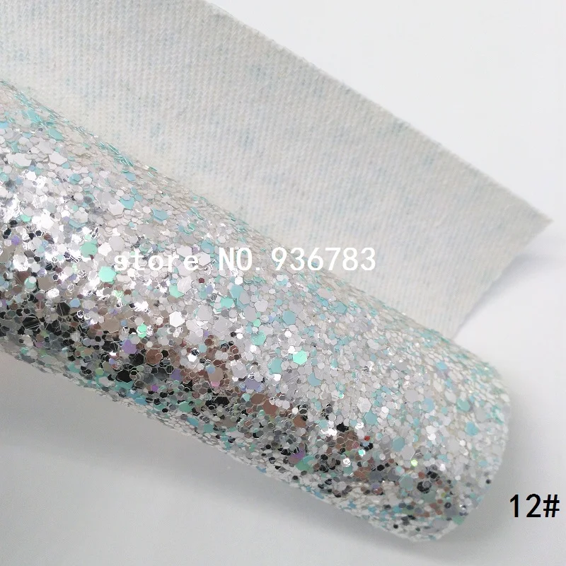 MQ011A 30X134 см блестящая ткань со звездами с эффектом блестящей кожи для изготовления обуви с бантами сумки и обои - Цвет: 12