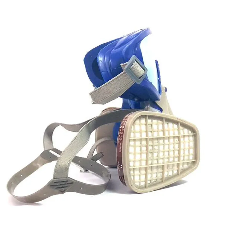 Gas Comprehensive Cover Paint Chemical Mask & Goggles Pesticide Dustproof Fire Escape respirator carbon filter mask (2)