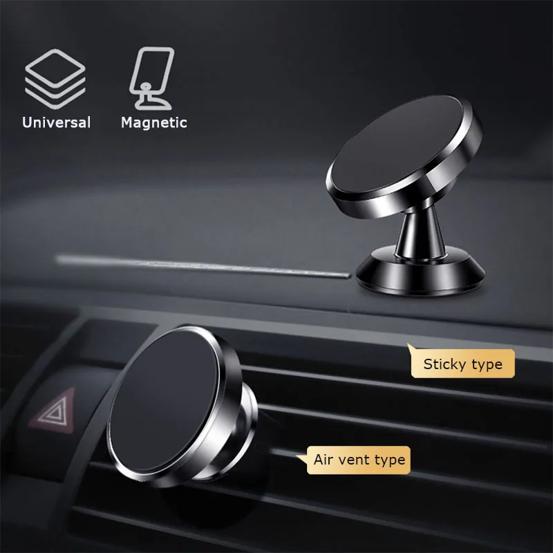 

Mini Magnetic Bracket for Car Grid with Powerful Magnet for Phone GPS MiniSupport for Mobile in Vehicle