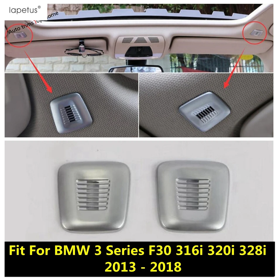 

2 Pcs Roof Dome Mic Microphone Frame Molding Cover Trim For BMW 3 Series F30 316i 320i 328i 2013 - 2018 Car Accessories Interior