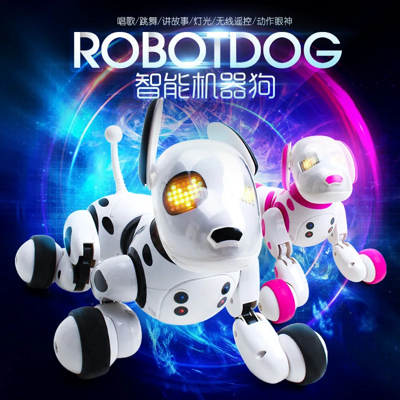 Remote Control Smart Sensing Toy Robot Dog Early Childhood Educational Parent And Child Interactive Remote Control Pet Light Inc