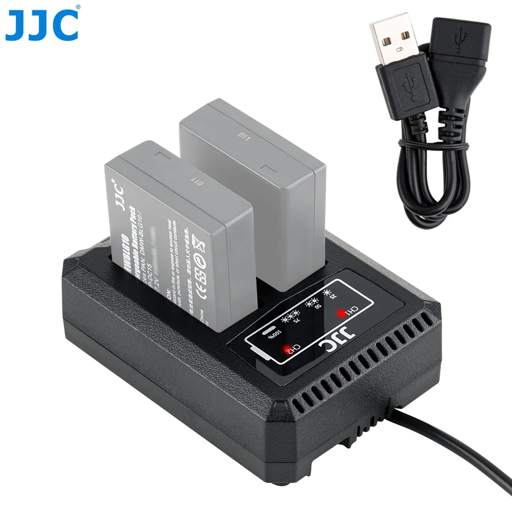 JJC USB зарядное устройство для двух аккумуляторов Panasonic|Зарядные устройства| |