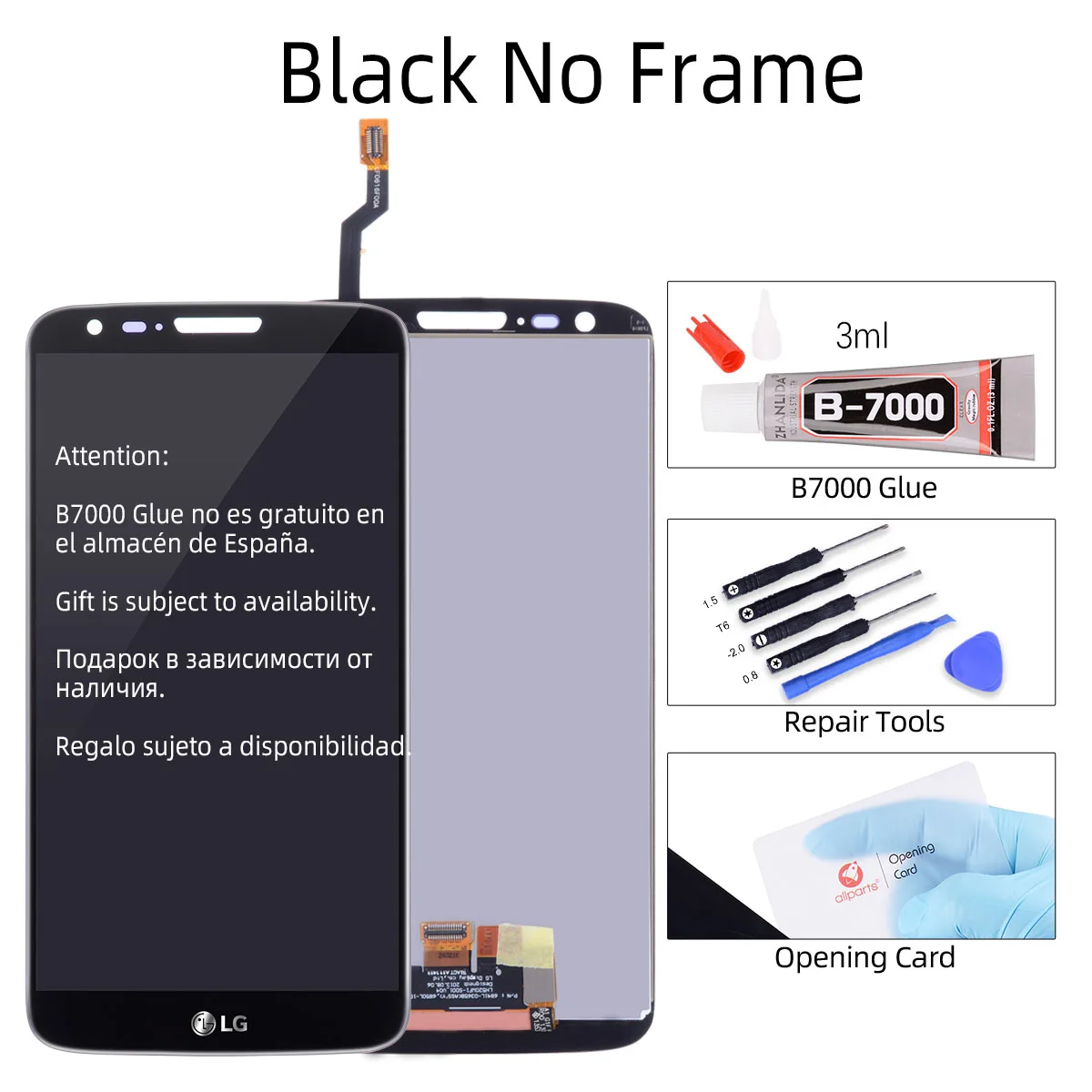 Дисплей для LG G2 lcd сенсорный экран дигитайзер с рамкой D800 D801 D802 D805 D803 VS980 F320 LS980 черный белый - Цвет: D800 Black No Frame