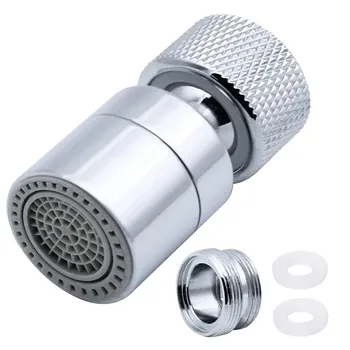 

24mm Male Brass Water Saving Tap Faucet Aerator Sprayer Attachment with 360-Degree Swivel Kitchen Accessories dropshipping