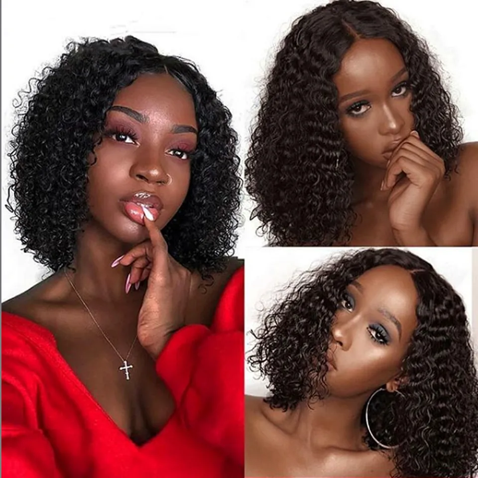 Transparent-Kinky-Curly-Glueless-Full-Lace-Wig-Preplucked-Short-Bob-Kinky-Curly-Full-Lace-Human-Hair