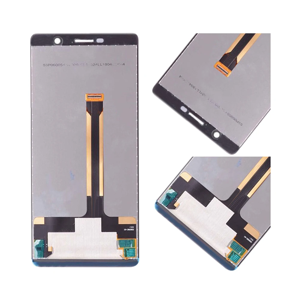 Для NOKIA 7 Plus lcd кодирующий преобразователь сенсорного экрана в сборе для Nokia E7 Plus Замена ЖК-дисплея TA-1046 TA-1055 TA-1062