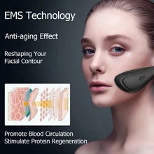 EMS интеллектуальная v-образная лифтинг для лица уменьшает массажер для лица антивозрастной массаж лица укрепляющее оборудование для красоты