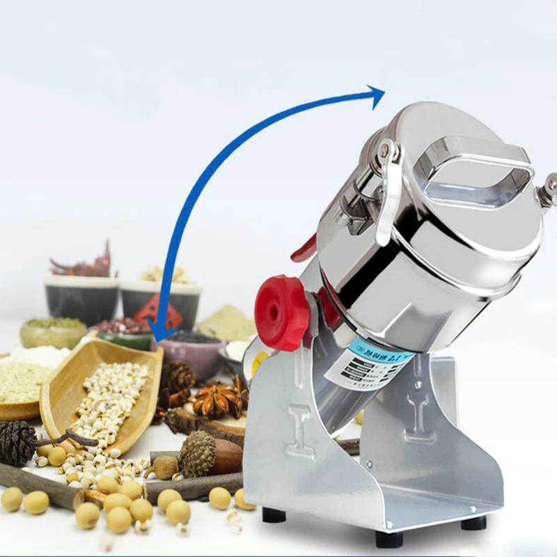 Traditional Chinese medicinal herb grinders Cereal grain milling powder