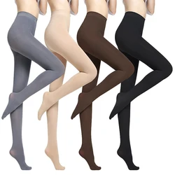2021 Resistant Nylon Pantyhose Women Sexy Breathable Elastic Tights Slim Stockings High Waist Sun Protection Tights Black Skin