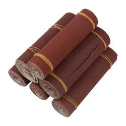 Rouleau de tissu émeri, 1M, grain 80 600, papier de verre pour le polissage des outils de meulage, travail des métaux, Dremel, outils abrasifs pour le travail du bois 