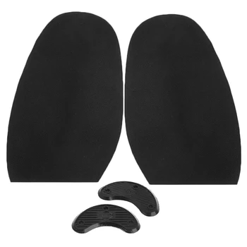 

Men's Rubber 1 Half Sole Stick Heel Tips & 1 Anti Slip Stick on Heel Tips Set