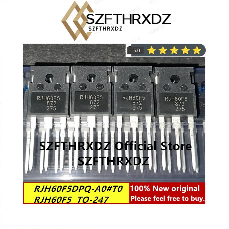 5x RJH60F5DPQ / RJH60F7DPQ IGBT TO-247 (RJH60F5, RJH60F7) – Power IGBT Für Schaltungen, Standard-Spezifikationen