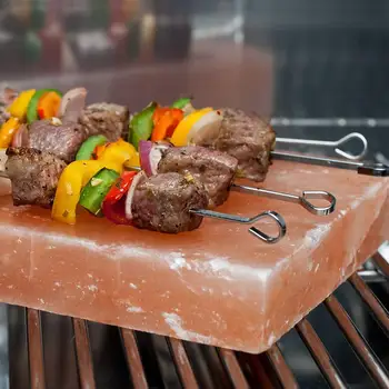 

Himalayan Salt Block Barbecue Salt Slab For Outdoor Camping Cooking Accessories Edible Salt Portable Barbecue Salt Brick