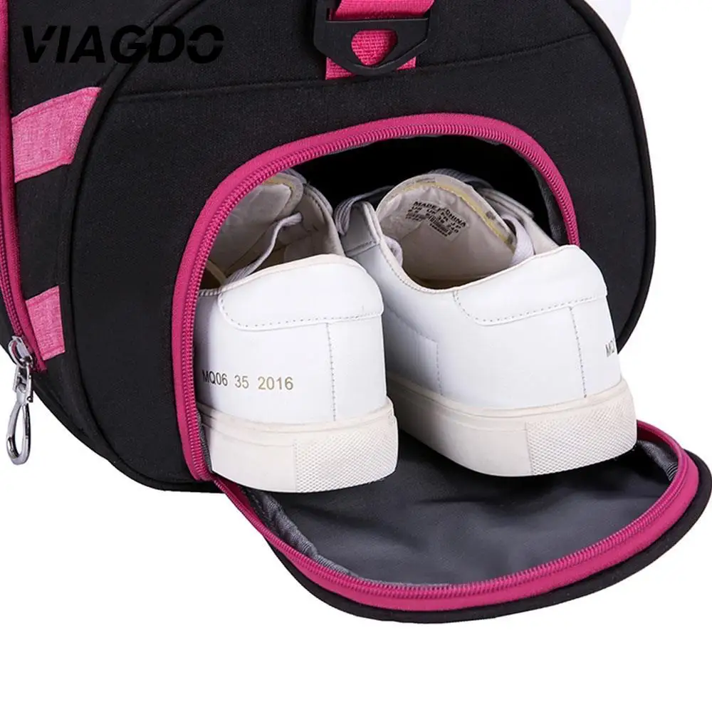 36-55L Men Sport Gym Bag Women Yoga Fitness Handbag Canvas Waterproof Outdoor Travel Luggage Shoulder Bags Hide Backpack