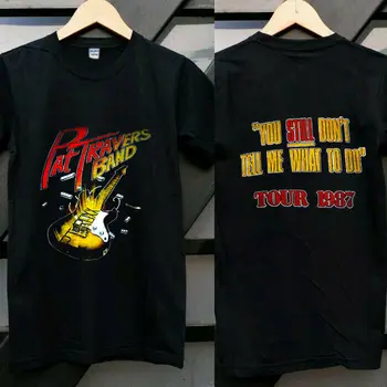 

Pat Travers Classic Rock Legend 70S Band 1987 Tour New T-Shirt