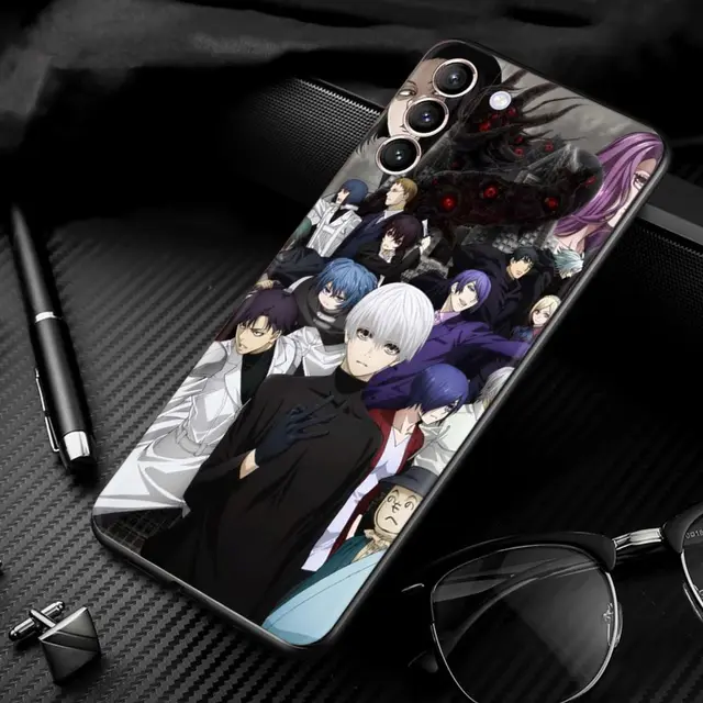 Smartphone Case For Samsung Galaxy S20 FE S21 Ultra S9 S10 Plus Lite S10e Back Cover Funda Bag Anime Manga tokyo ghouls B04