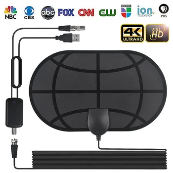 

TY43L HD TV Antenna HD Digital TV Antenna DVB-T2 980 Miles 4K Digital Indoor With Amplifier Signal Booster TV