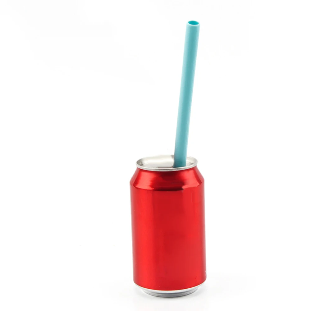 High Quality Portable Juice Beverage Reusable Travel Straight Silicone Drinking Straw Pipe Home Party Barware Bar Accessories